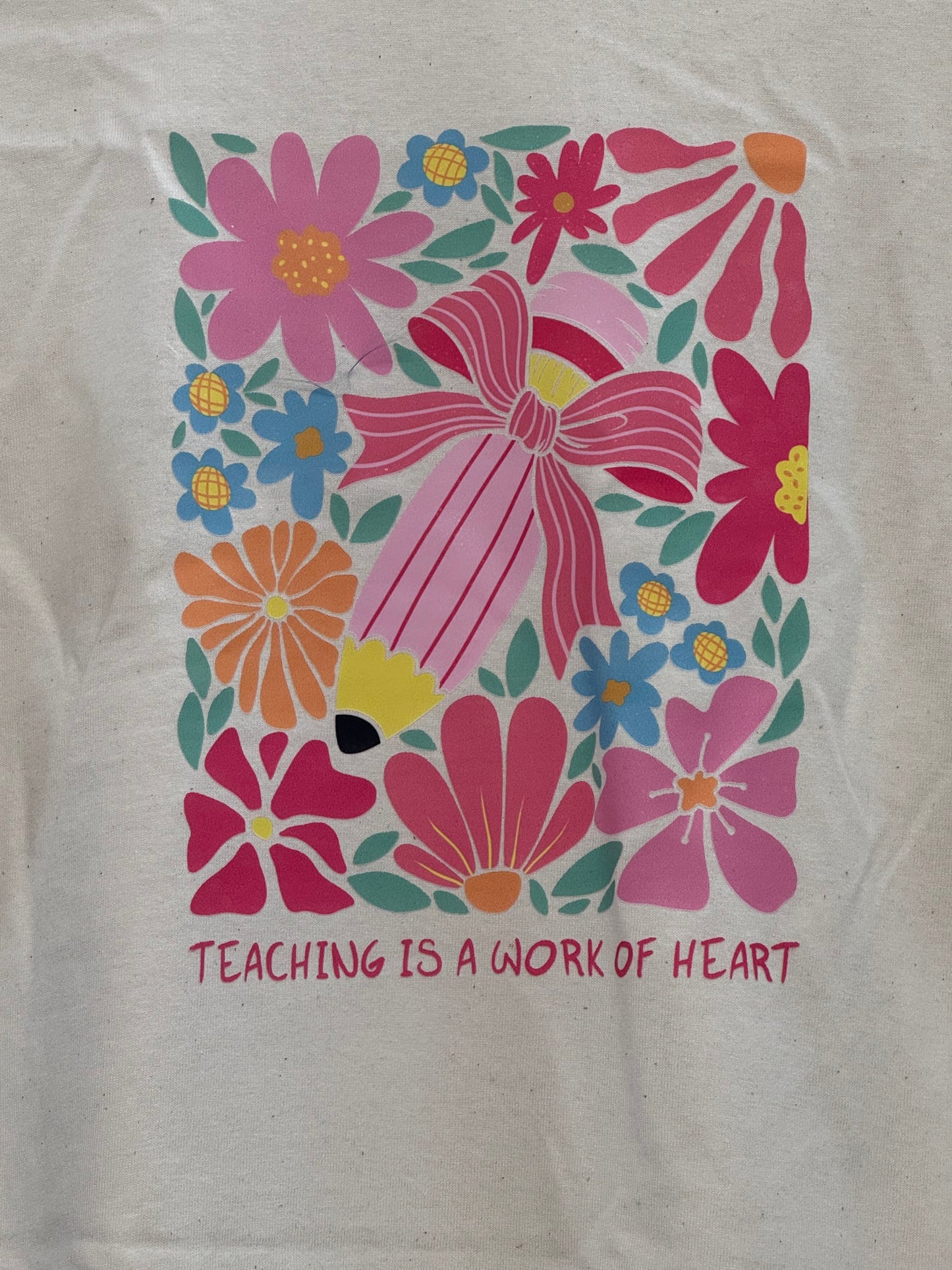 Teaching Floral tee