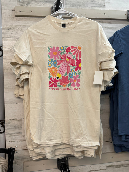 Teaching Floral tee